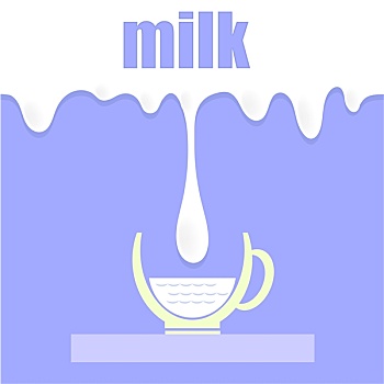 牛奶,污点,背景