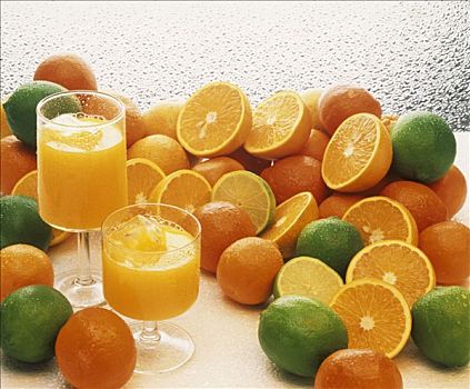 橘子,柠檬,橙汁