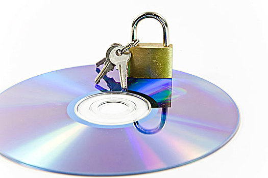 挂锁,dvd,象征,图像,数据,安全