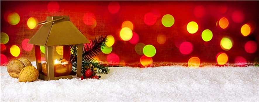 圣诞节,背景,灯笼,彩色