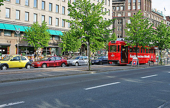 芬兰首都赫尔辛基街景