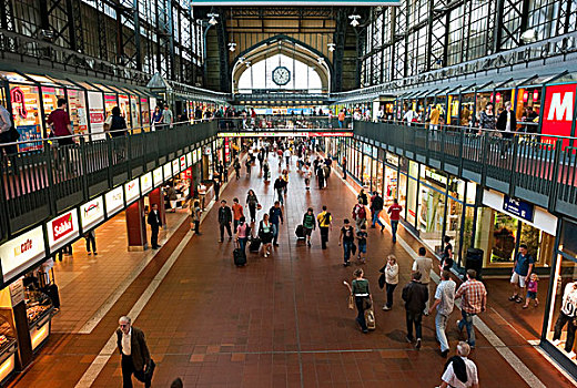 汉堡市,中心,车站,德国,欧洲