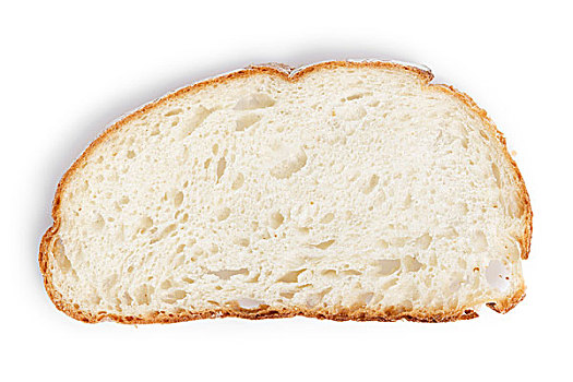切片,白面包,白色背景,背景,影子