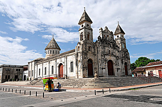 教堂,瓜达卢佩,建造,格拉纳达,尼加拉瓜,中美洲