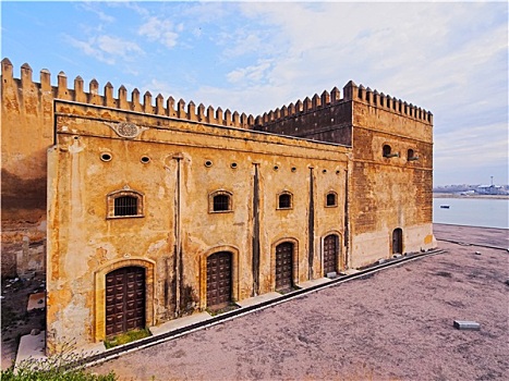 墙壁,要塞,拉巴特,摩洛哥
