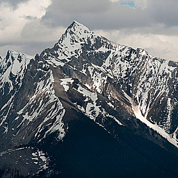 顶峰,碧玉国家公园,艾伯塔省,加拿大