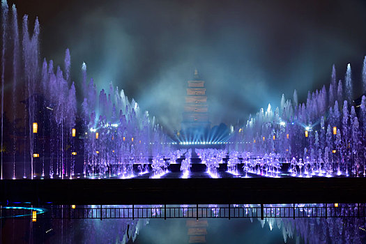 大雁塔音乐喷泉