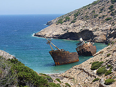 失事船舶,阿莫尔戈斯岛,基克拉迪群岛,希腊