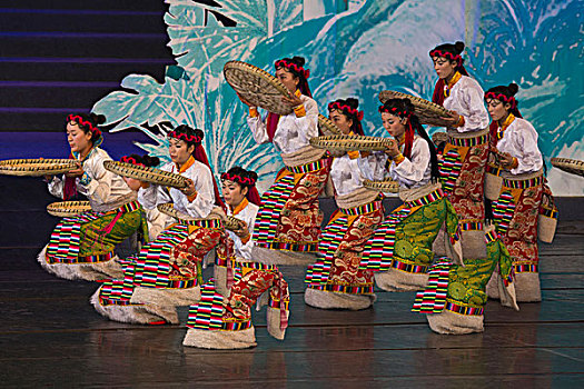 中国,种族,舞蹈表演,昆明,少数民族,乡村,公园