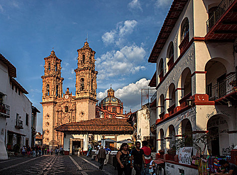墨西哥,塔斯科,圣匹兹卡教堂,巴洛克