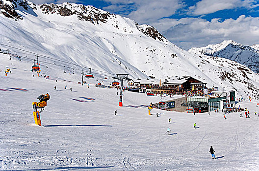 索尔登,滑雪胜地,奥地利,阿尔卑斯山