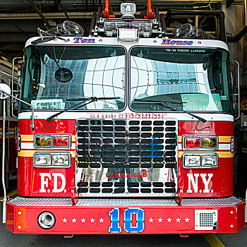 消防车,纽约,消防队,美国