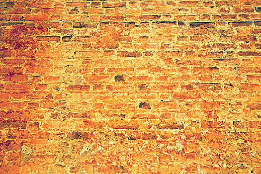 米兰,意大利,老,教堂,混凝土墙,砖,抽象,背景,石头