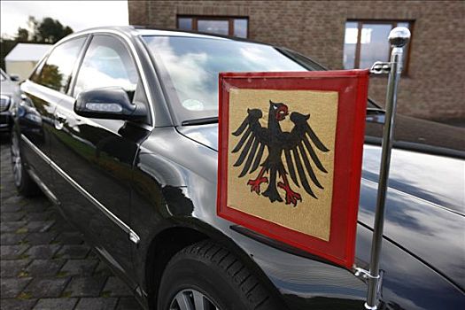 德国,联邦,鹰,防护挡板,汽车