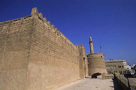 阿联酋,迪拜,博物馆,堡垒