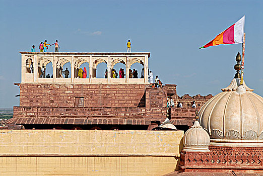 堡垒,拉贾斯坦邦,北印度,印度,亚洲