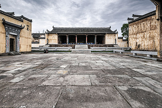 呈坎古村落,位于中国安徽省黄山市徽州区