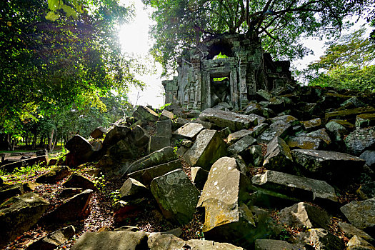 柬埔寨吴哥古迹群崩密列