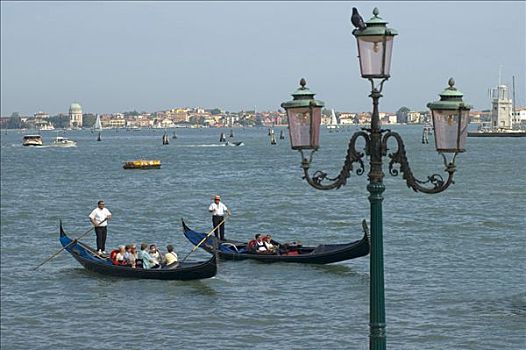 小船,泻湖,威尼斯,意大利