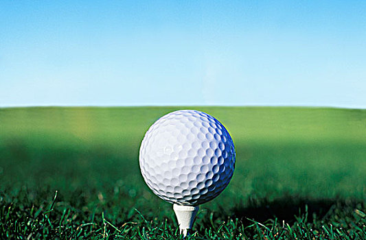 高尔夫球,球座,等待,击球,不列颠哥伦比亚省,加拿大