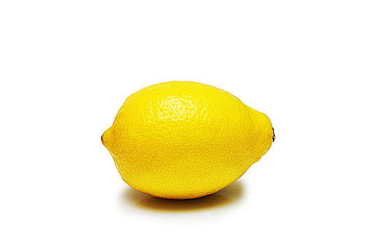黄色,柠檬,隔绝,白色背景