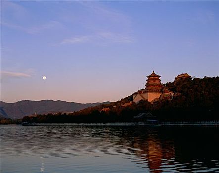颐和园,昆明湖,清朝,北京,中国