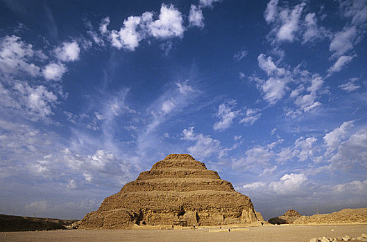 埃及,开罗附近,塞加拉,金字塔,石头,建筑,世界