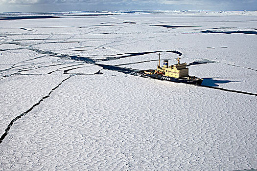 俄罗斯,破冰船,南极