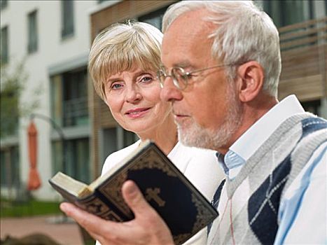 老年,夫妻,圣经