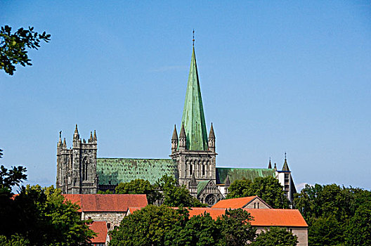 挪威,特隆赫姆,城市,历史,教堂