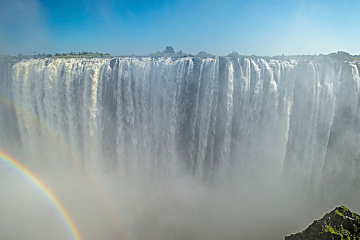 维多利亚瀑布,彩虹,津巴布韦