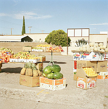 水果,市场,街上,意大利
