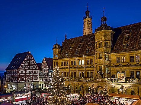 圣诞市场,罗腾堡,德国