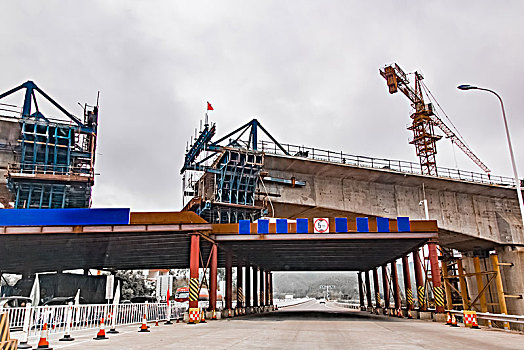 江西省瑞金市交通高架桥建筑