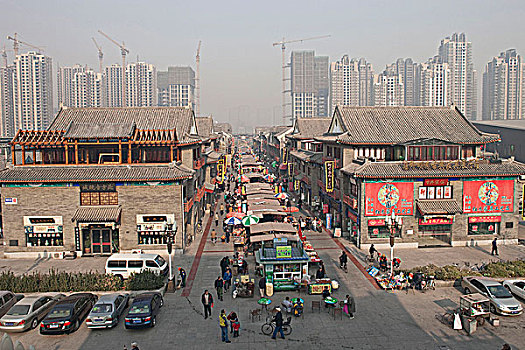 塔楼,购物中心,老城,天津,中国
