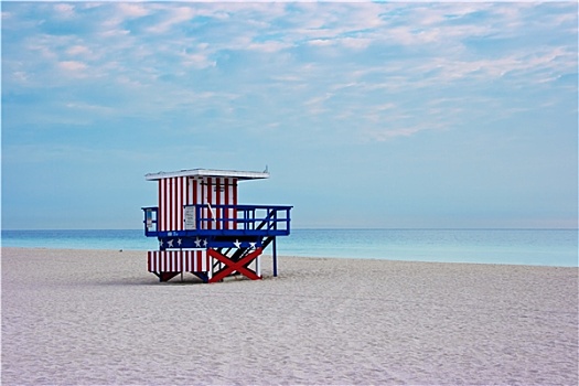 迈阿密海滩,佛罗里达,美国,空,海滩