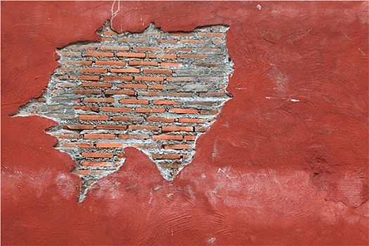 碎片,红砖,墙壁