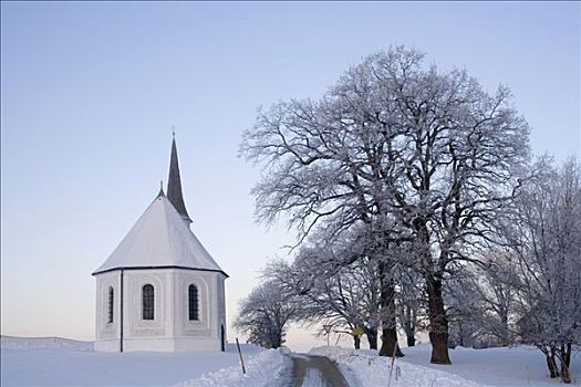 小教堂,上巴伐利亚,德国
