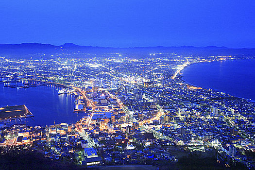 夜景,函馆,山