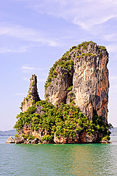 泰国,安达曼海,攀牙,岛屿