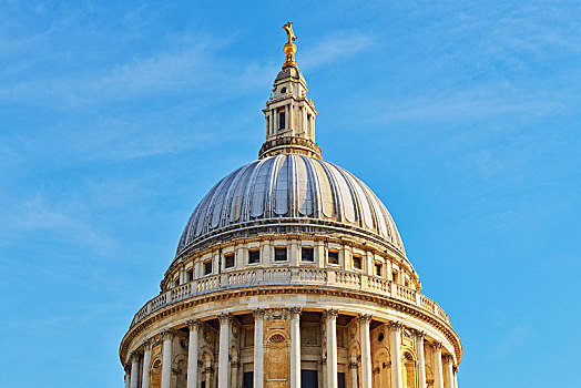 圣保罗大教堂,圆顶,伦敦,英格兰,英国,欧洲