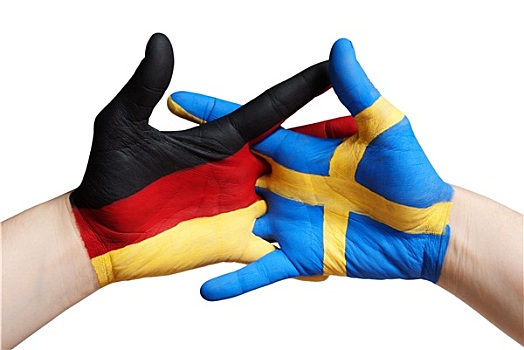 德国,瑞典,手