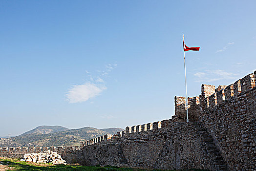 塞尔柱克,城堡,山,以弗所,土耳其
