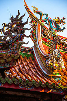 中國傳統宗教信仰,台灣著名古蹟龍山寺