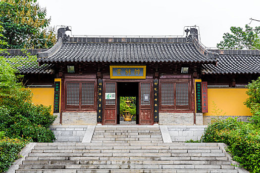 中国江苏省徐州汉文化景区竹林寺,中国第一比丘尼道场