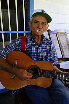 古巴,生物保护区,吉他