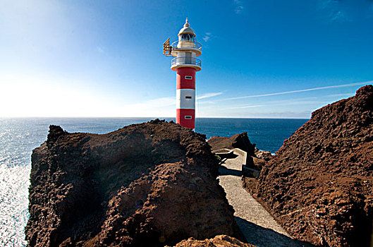灯塔,海岸,特内里费岛,加纳利群岛,西班牙