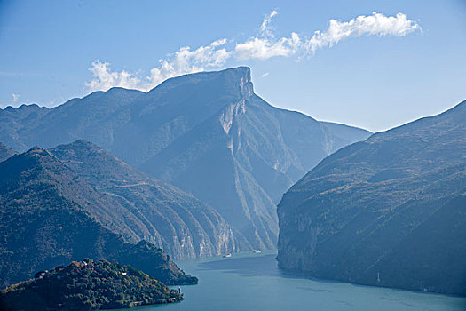 长江三峡奉节江河水域