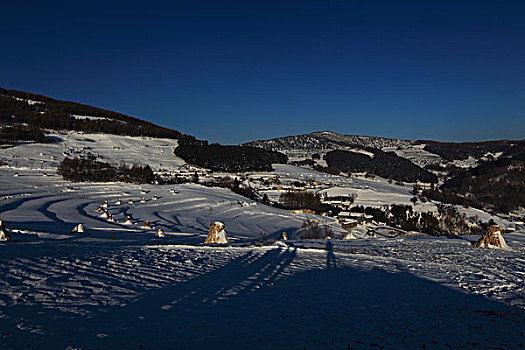 吉林临江雪村