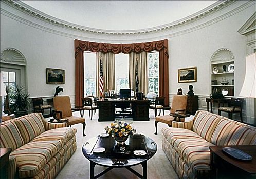 椭圆,办公室,白宫,华盛顿,美国